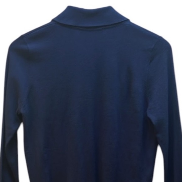 Zara Pull-over collared Sweater 5-Button 3/4 Sleeve fine gauge knit Sz. Med. - Picture 6 of 15